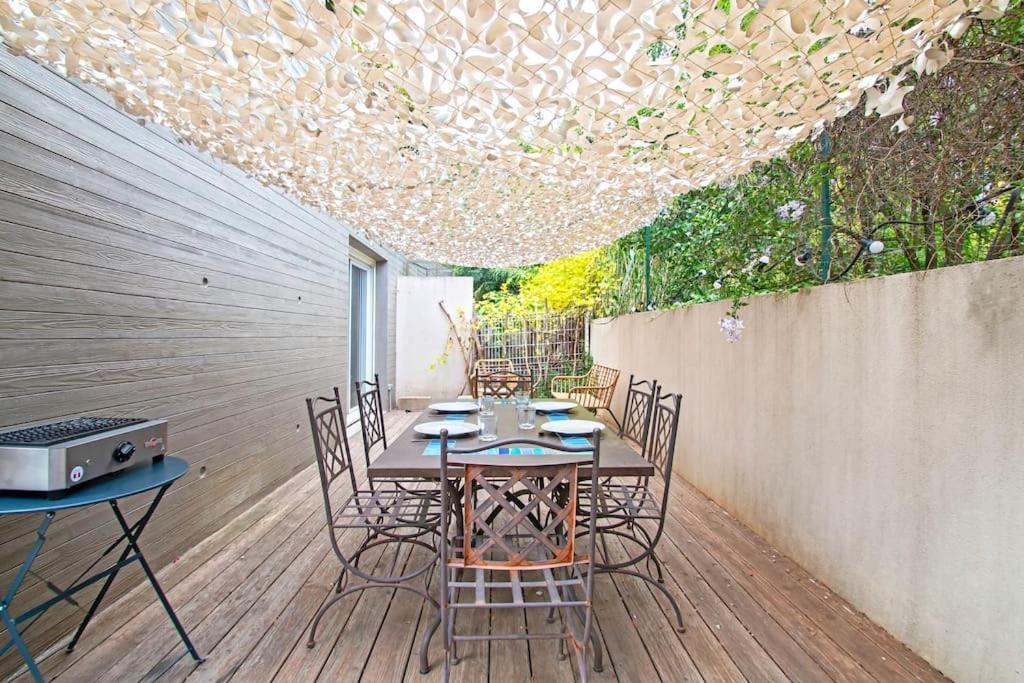 Le P'Tit Rimbaud, 6 Pers, Parking Prive, Jardin,Wifi Apartman Montpellier Kültér fotó